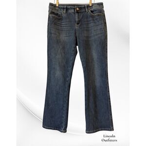 Lincoln Outfitters fleeced lined unisex bootcut denim jeans   Sz 14